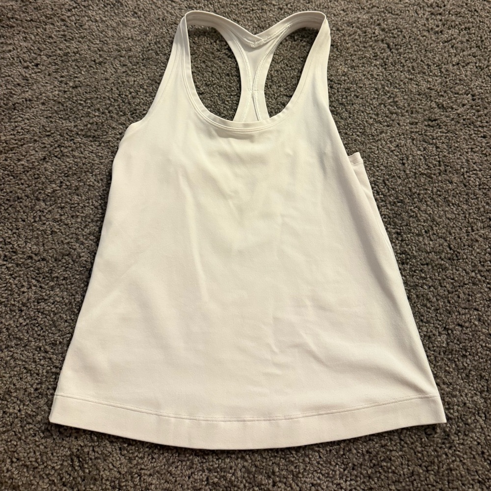 White lulu tank top